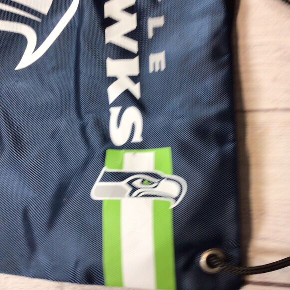 Seattle Seahawks Football Drawstring Bag Backpack Sling Gym Bag FOCO Brand - Picture 7 of 16